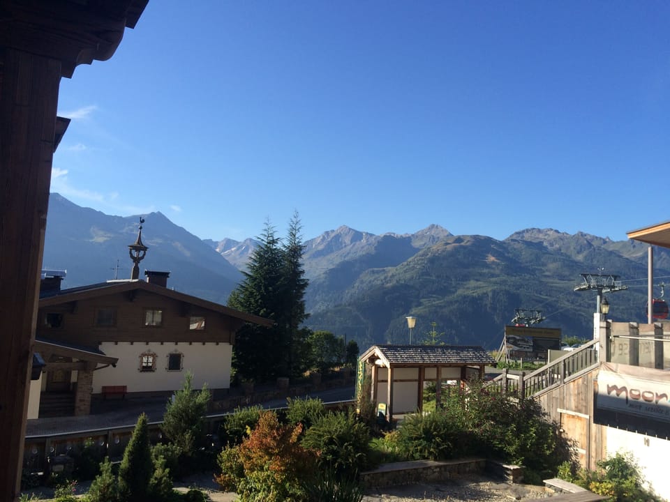 View from balcony.