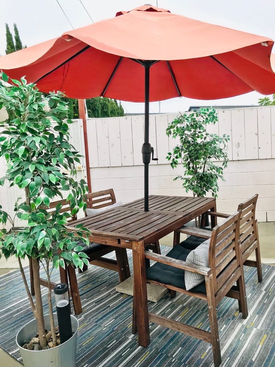 Great private spot to dine or work