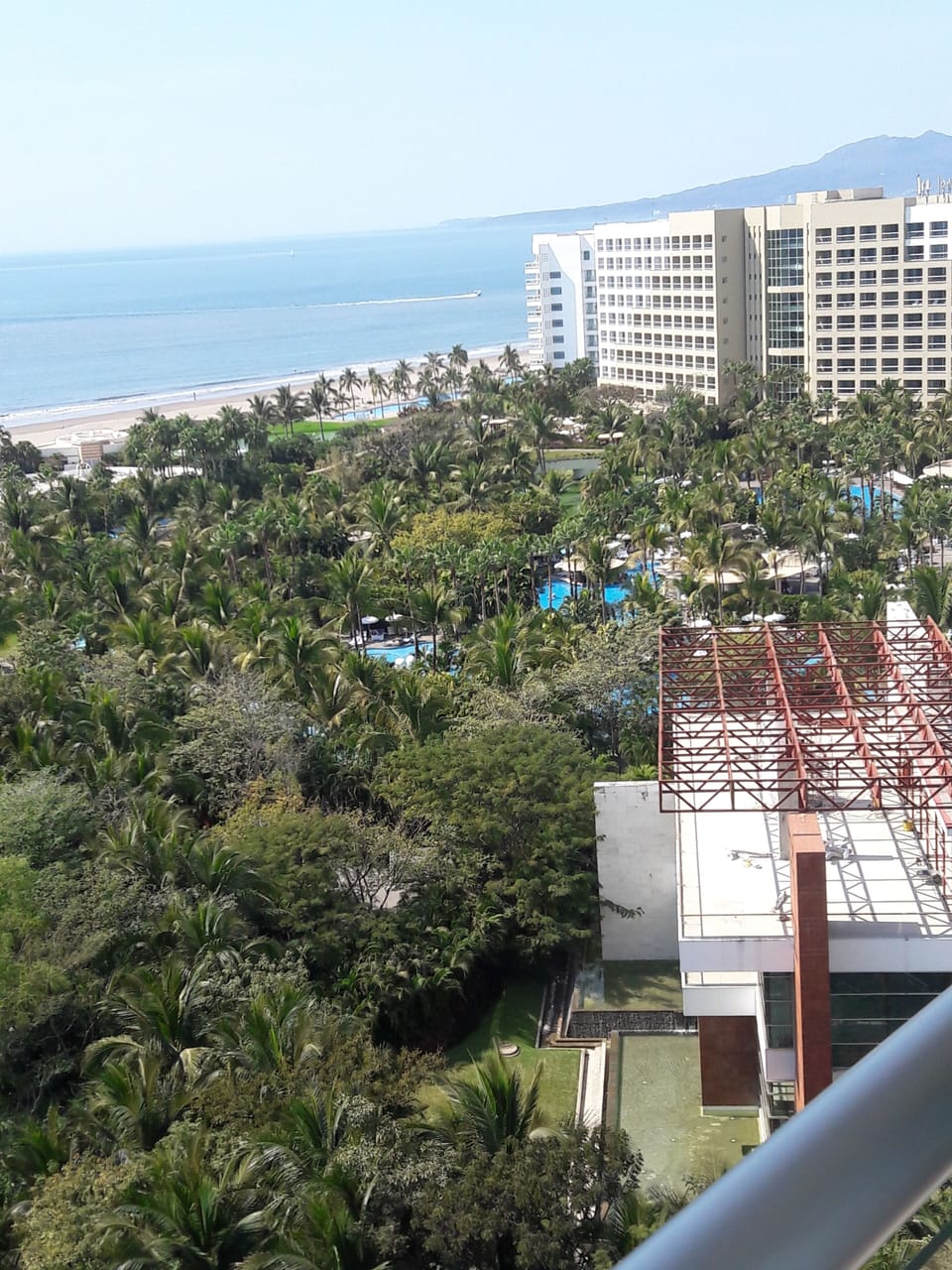 view from balcony