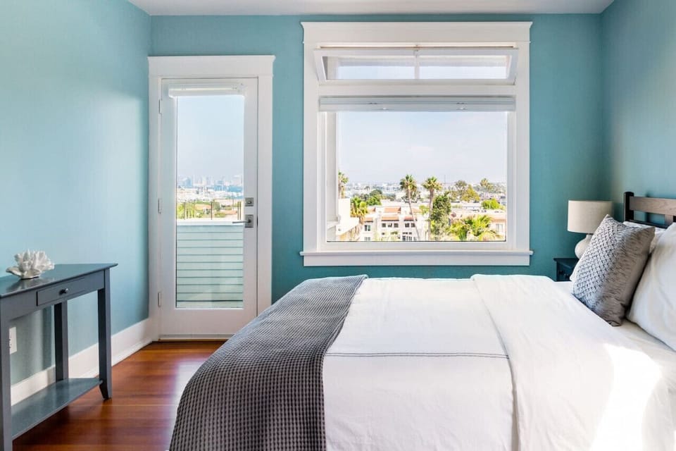 Bedroom 1 with a stunning view