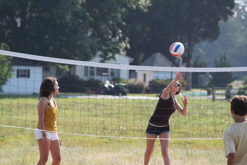 Or a lively game of Volley Ball (Sports equipment available