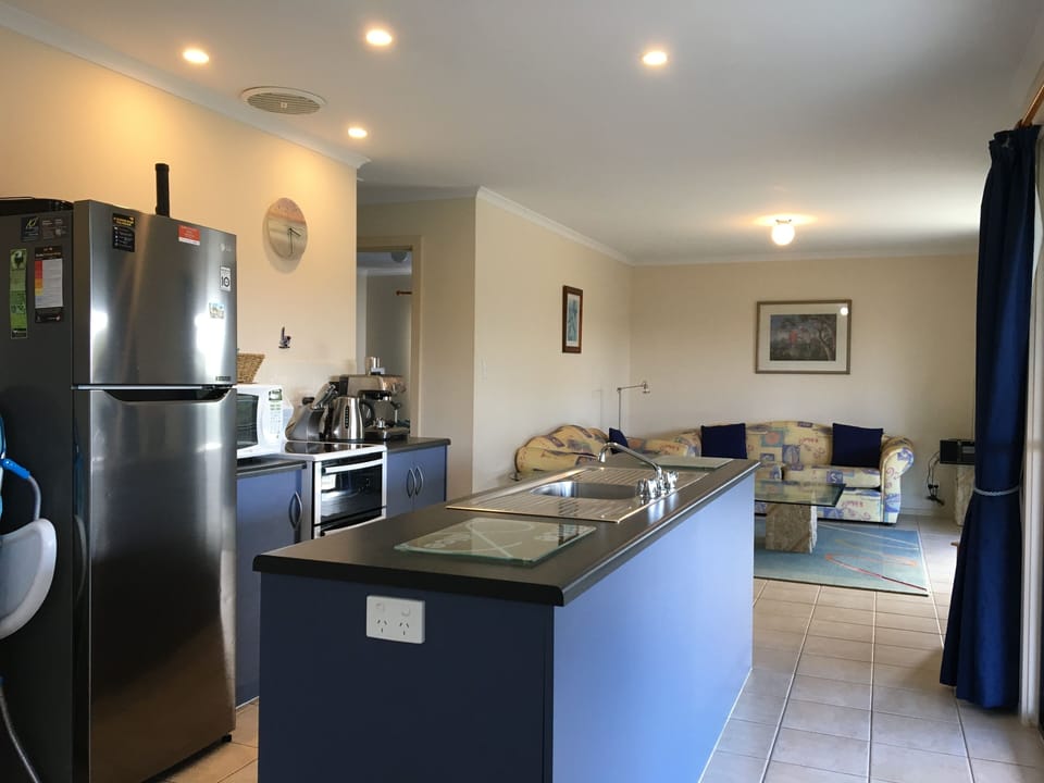 Kitchen looking towards lounge area