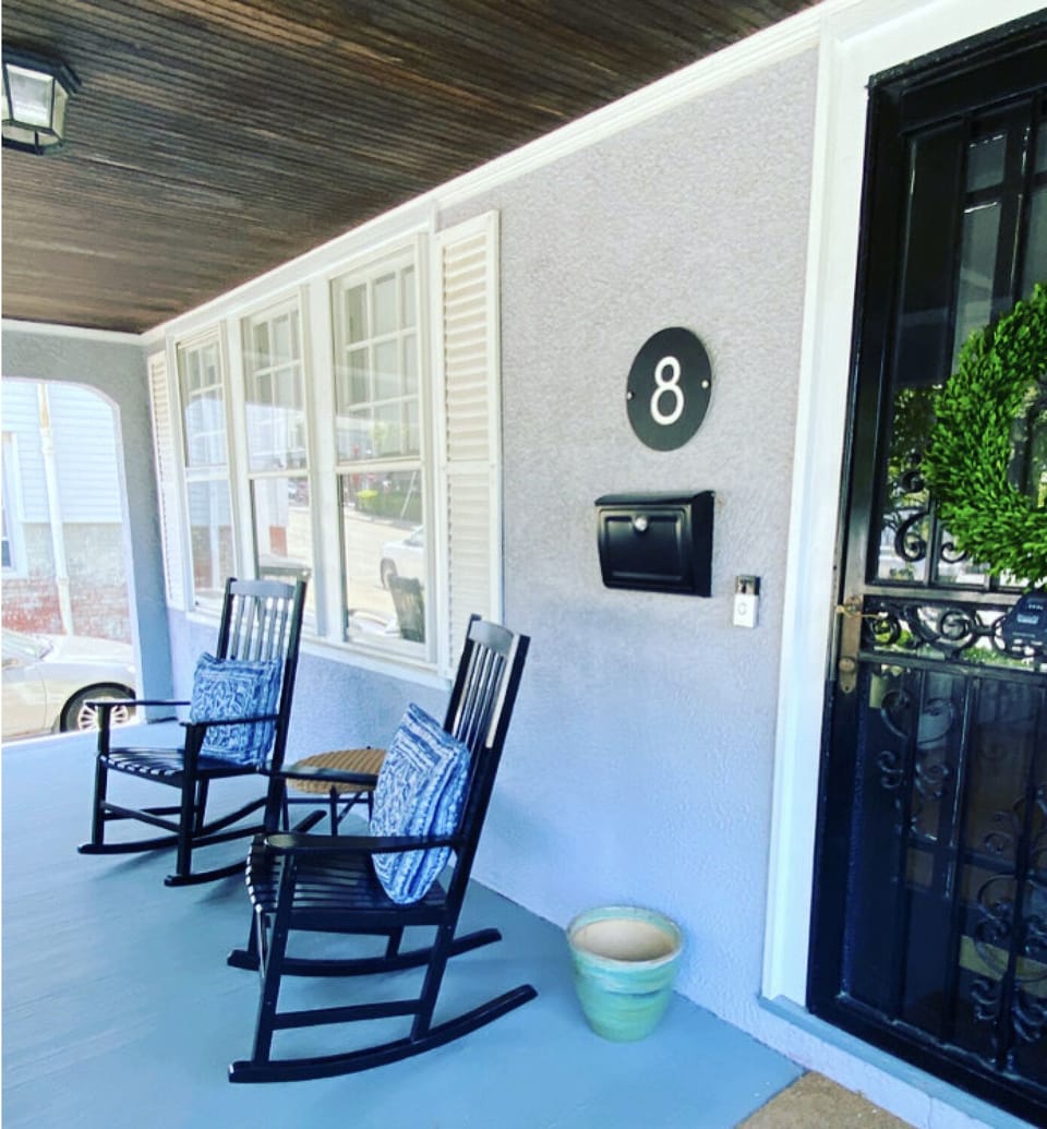 Spacious front porch 