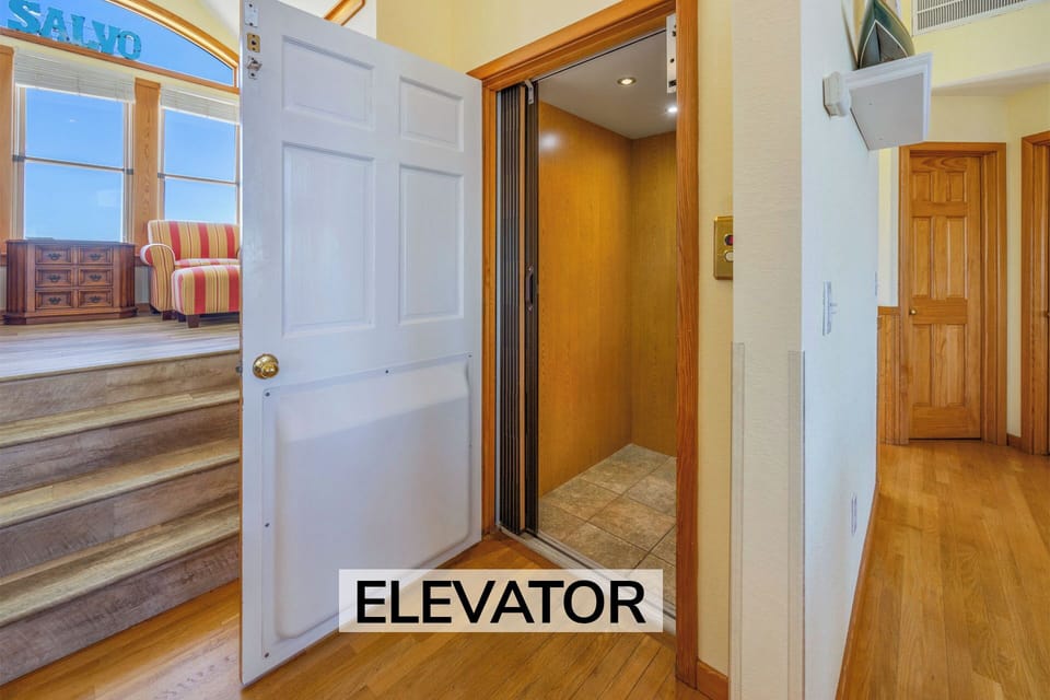 Moving between floors is a breeze with the all-level elevator.