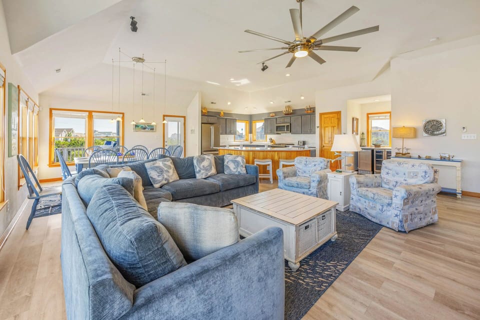 Surf or Sound Realty - 303 - Casa Azul - Great Room -3