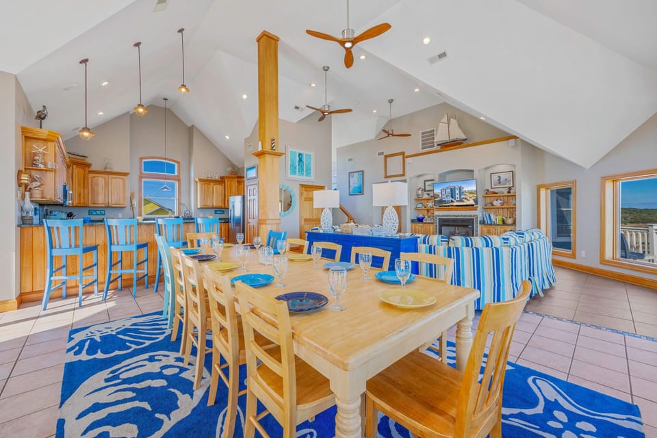 Surf or Sound Realty - 737 - Tidal Treasure - Dining Area -3