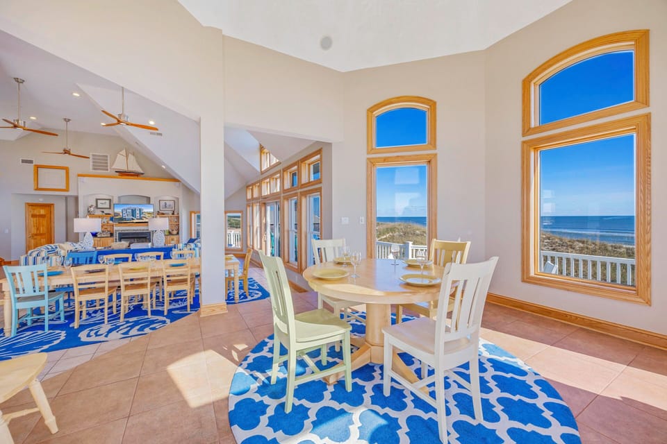 Surf or Sound Realty - 737 - Tidal Treasure - Dining Area -7