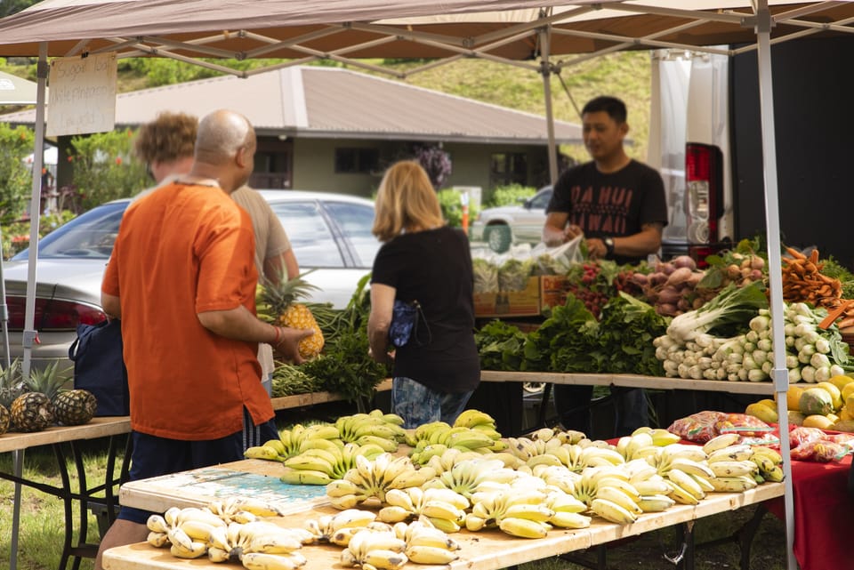Shop the farmers markets for delicious, fresh, local produce!
