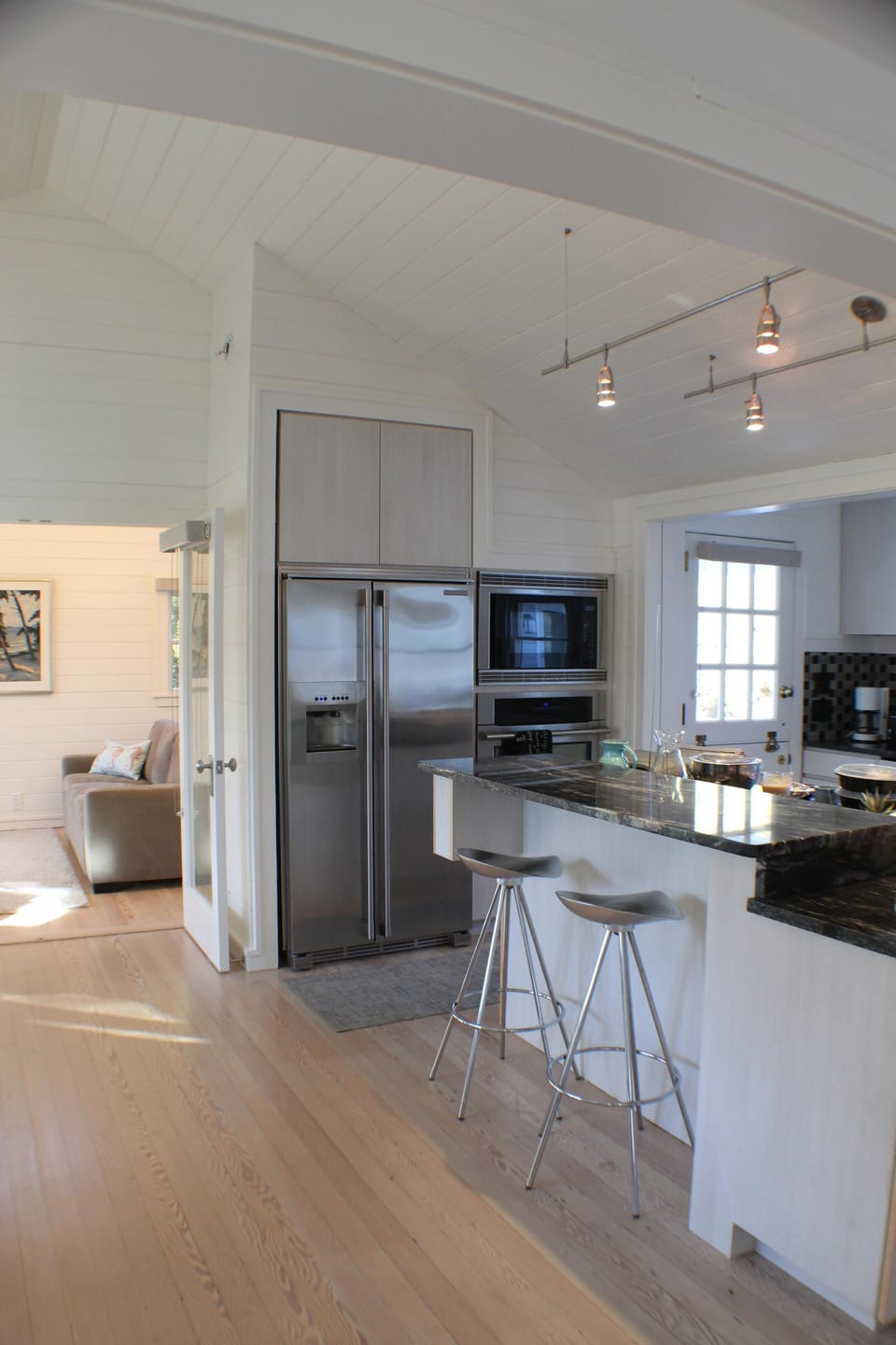 Kitchen with granite counters