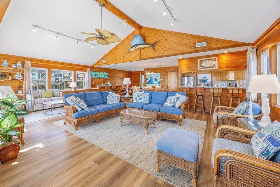 Surf or Sound Realty - 720 - Isabels Retreat - Great Room -1