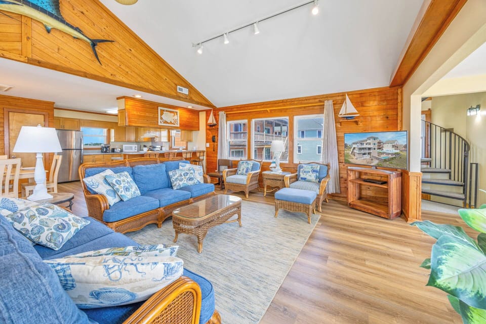 Surf or Sound Realty - 720 - Isabels Retreat - Great Room -2