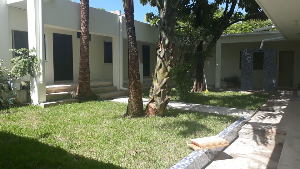 big central patio
