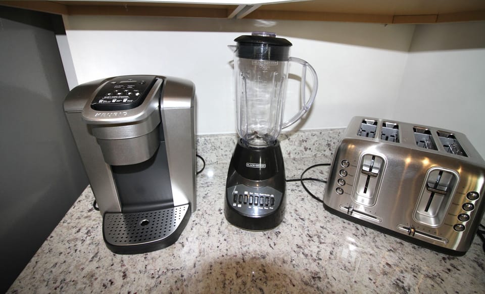 coffee maker, blender, etc. 