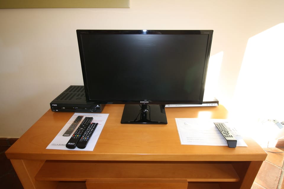 Flat screen TV with international channels and there is free Wi Fi