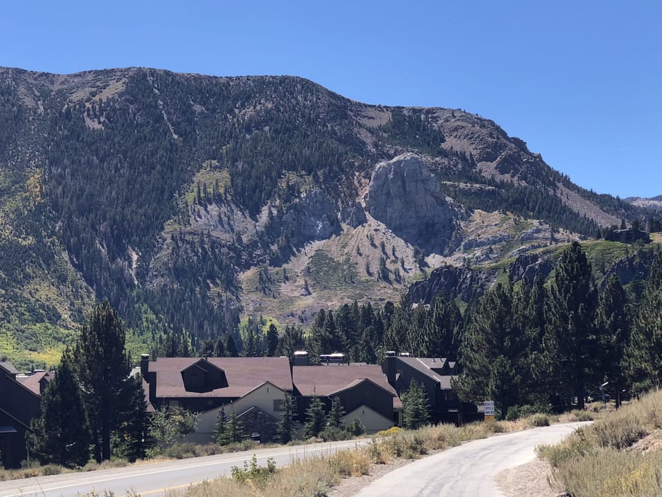 View from Old Mammoth Road