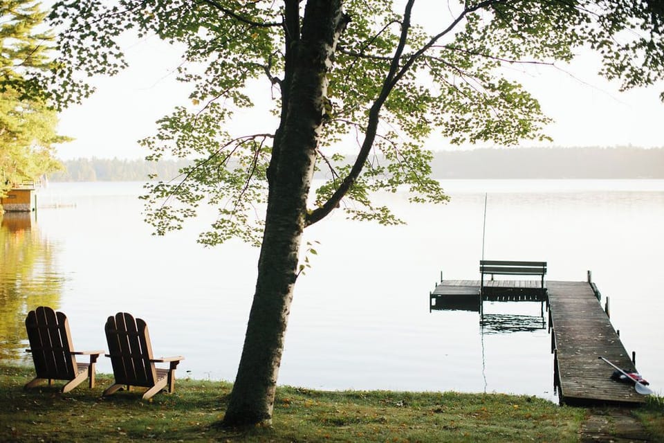 Gradually Sloping Lake Bottom