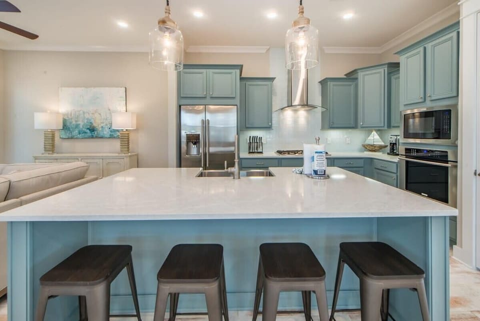 Sleek Kitchen with Stainless Appliances