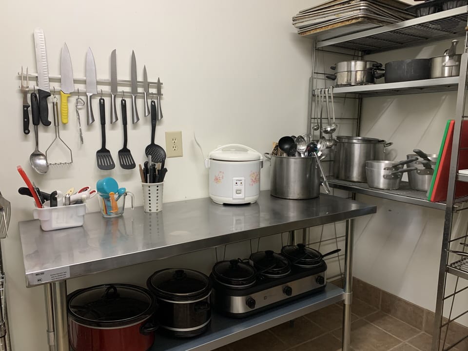 Fully stocked pantry. Crock Pots available for your use as well a rice cooker.