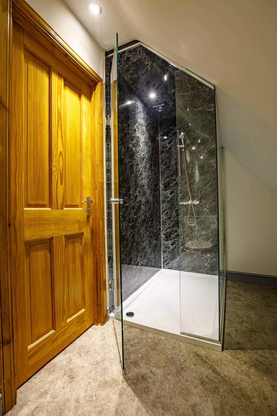 Upstairs shower room