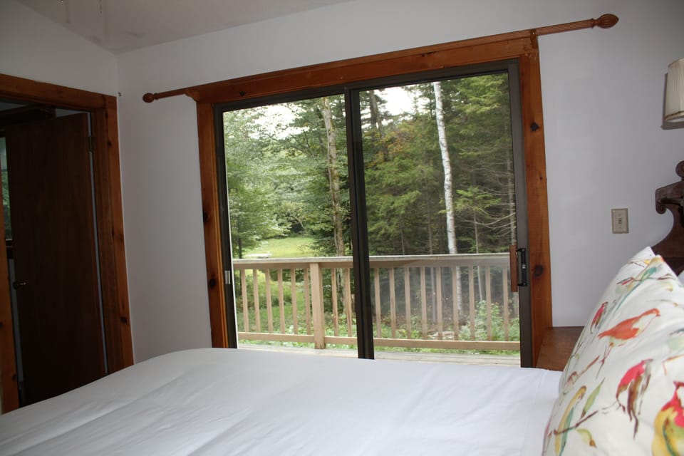 Pond view from first floor bedroom