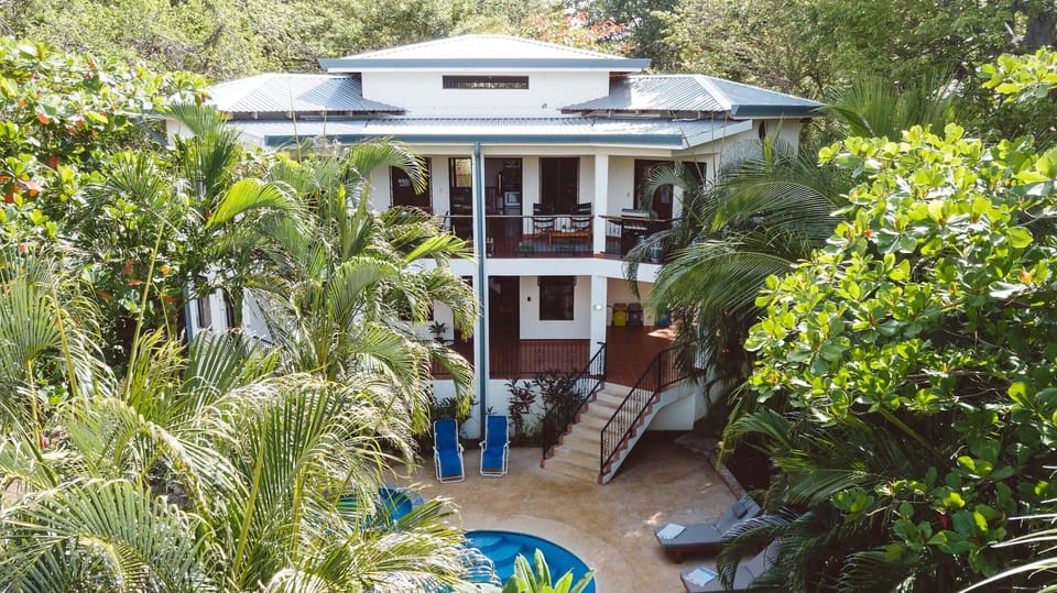 Casa Blanca main house view from the pool.