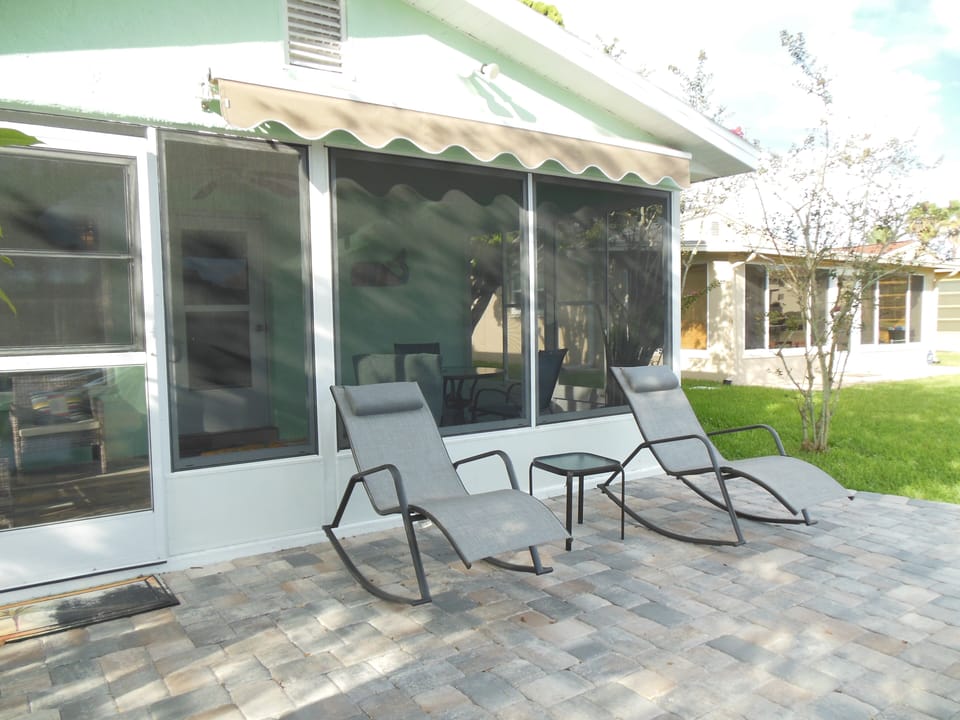 Updated Back patio.