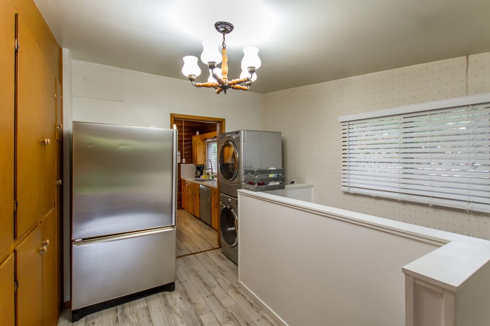 Fridge and  washing machine and dryer

