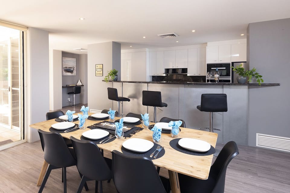 Entertain your family and friends in your modern, open-planned kitchen