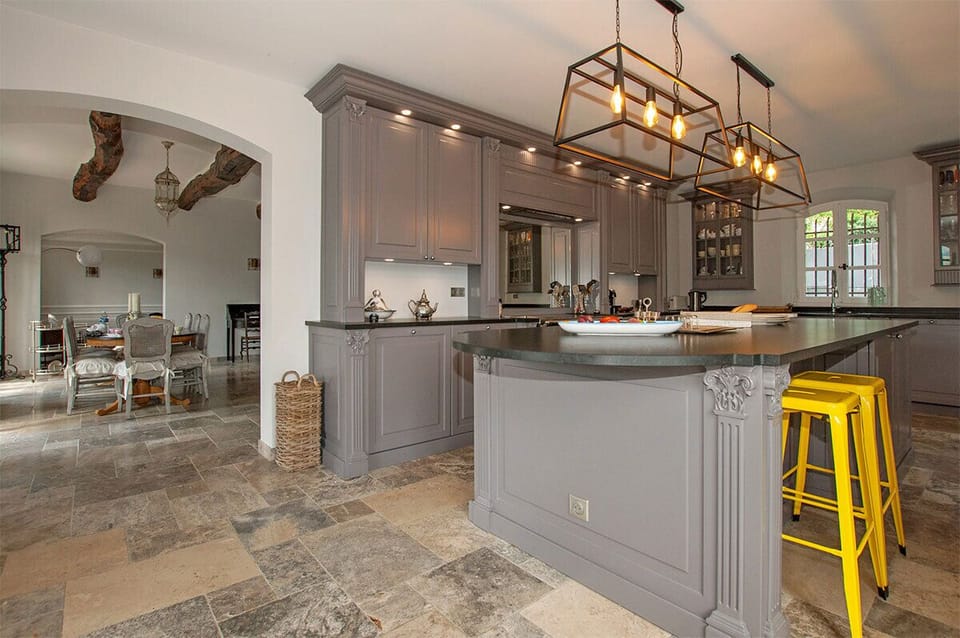 Kitchen with access to dining area