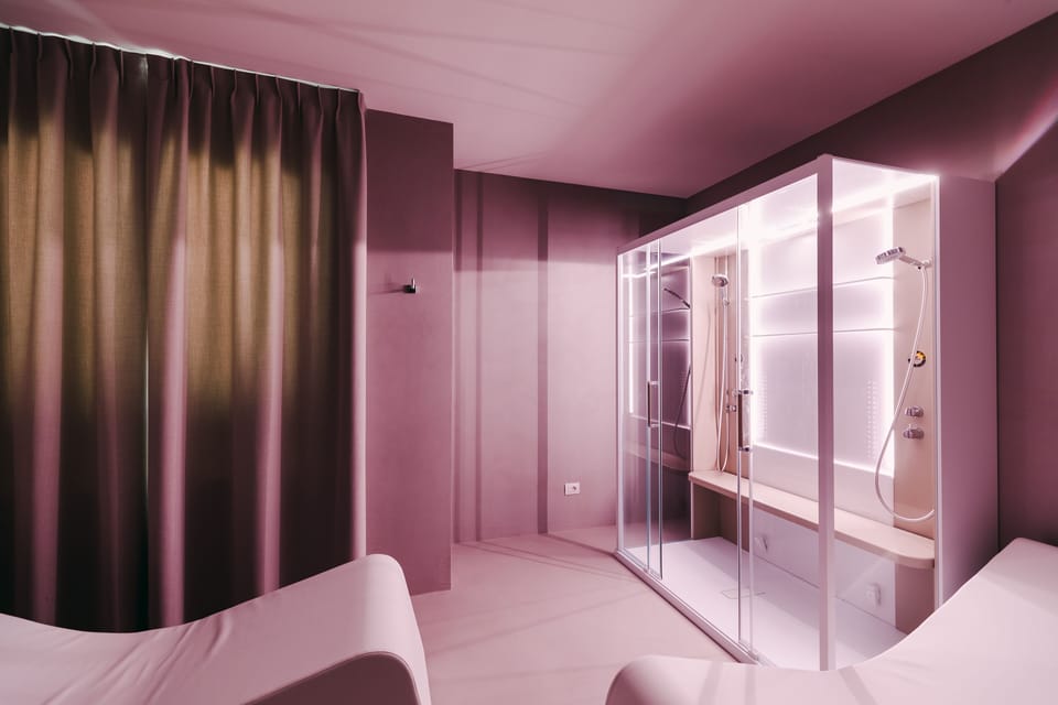 Turkish bath, body treatments, body wraps, facials, 1 treatment room