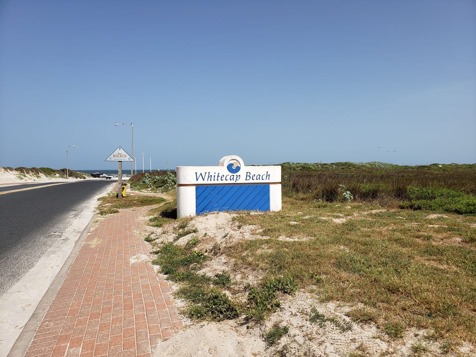Whitecap beach is a short 3 - 5 minute stroll away.