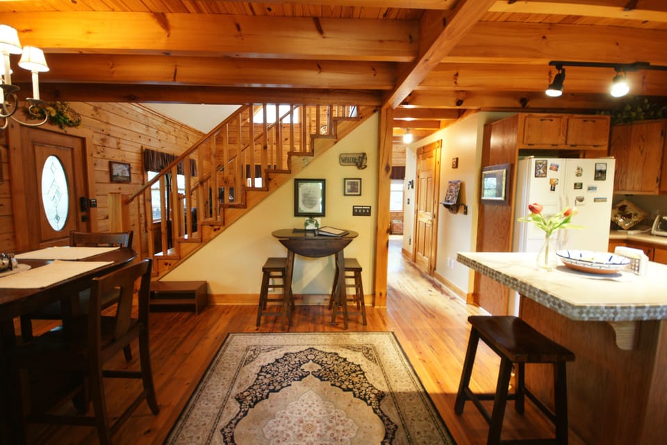 Breakfast nook for enjoying a morning coffee and planning your day's adventures