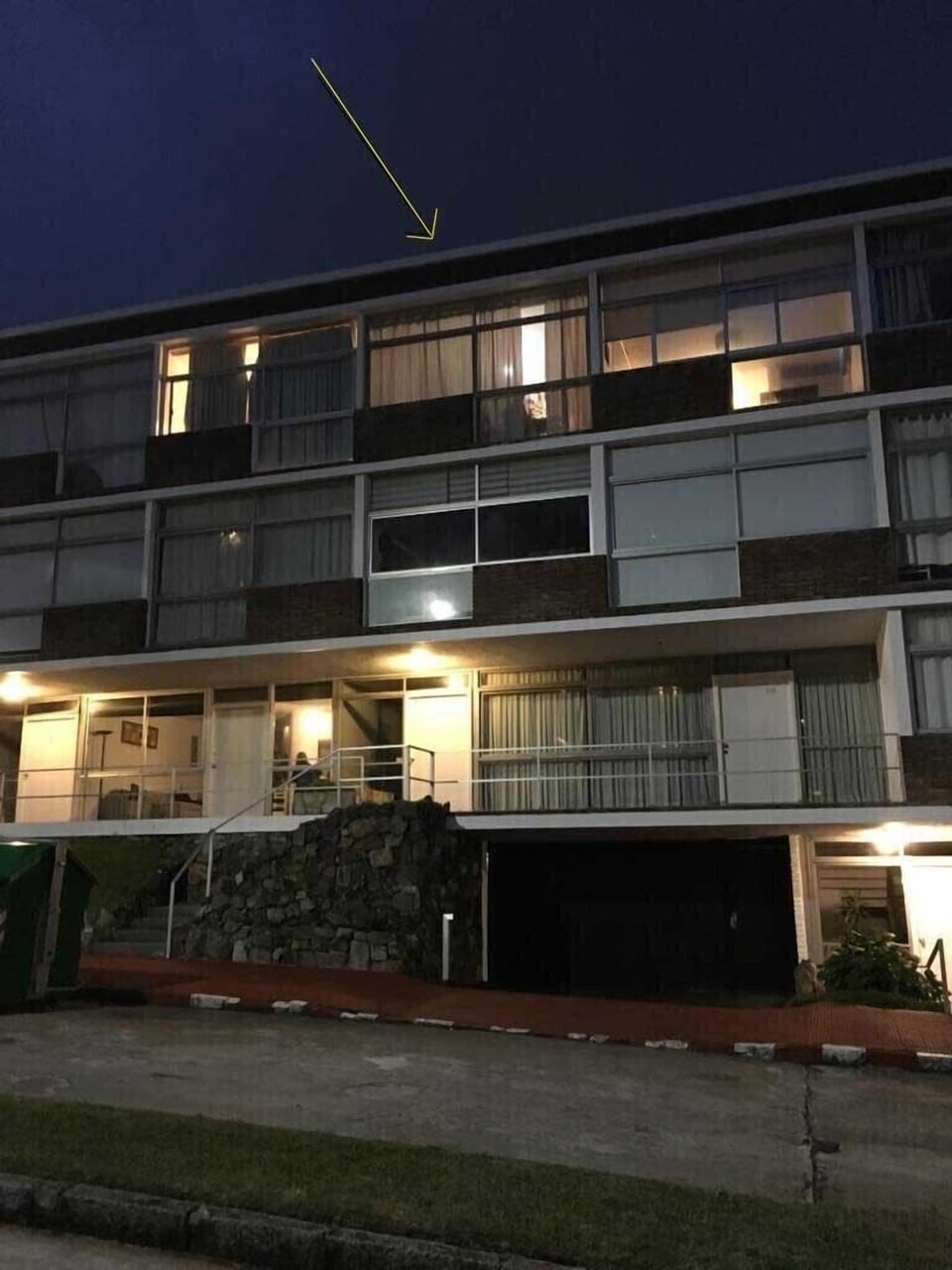 Building at night
