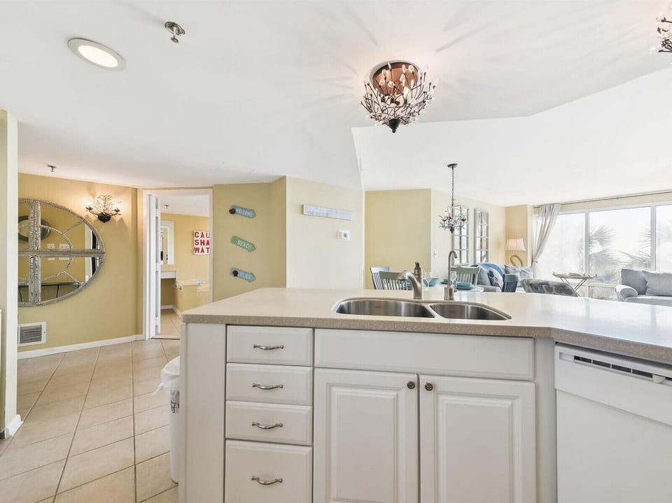 Kitchen at 1201 Villamare