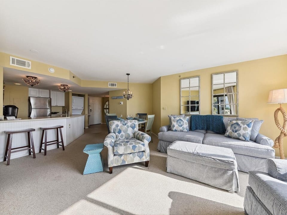 Living Room, Dining Area and Kitchen at 1201 Villamare