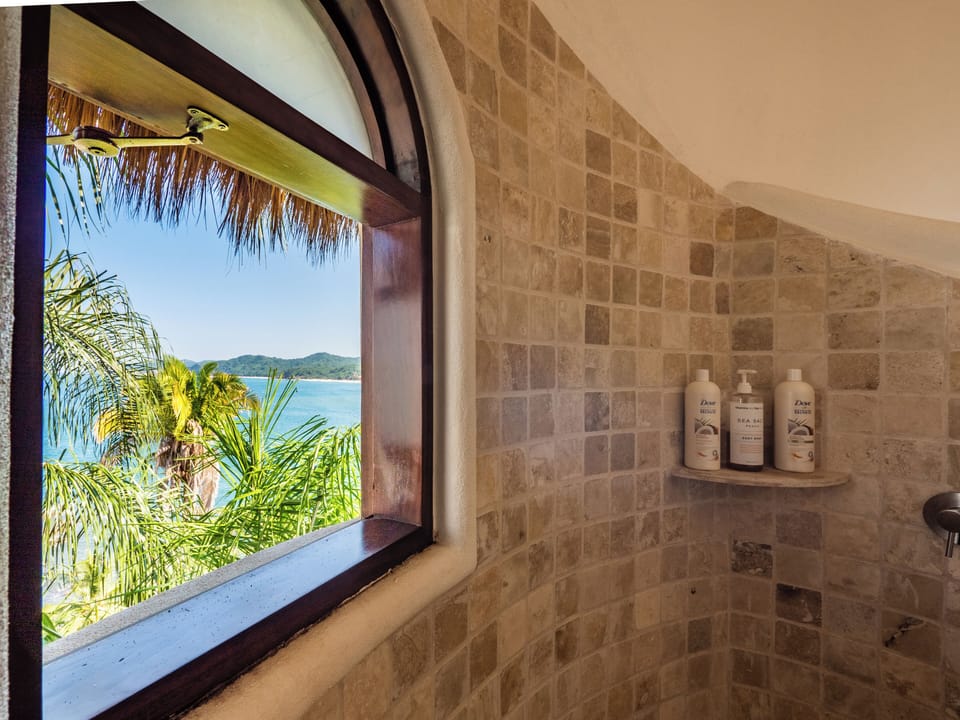 Open the windows and it feels like an outdoor shower