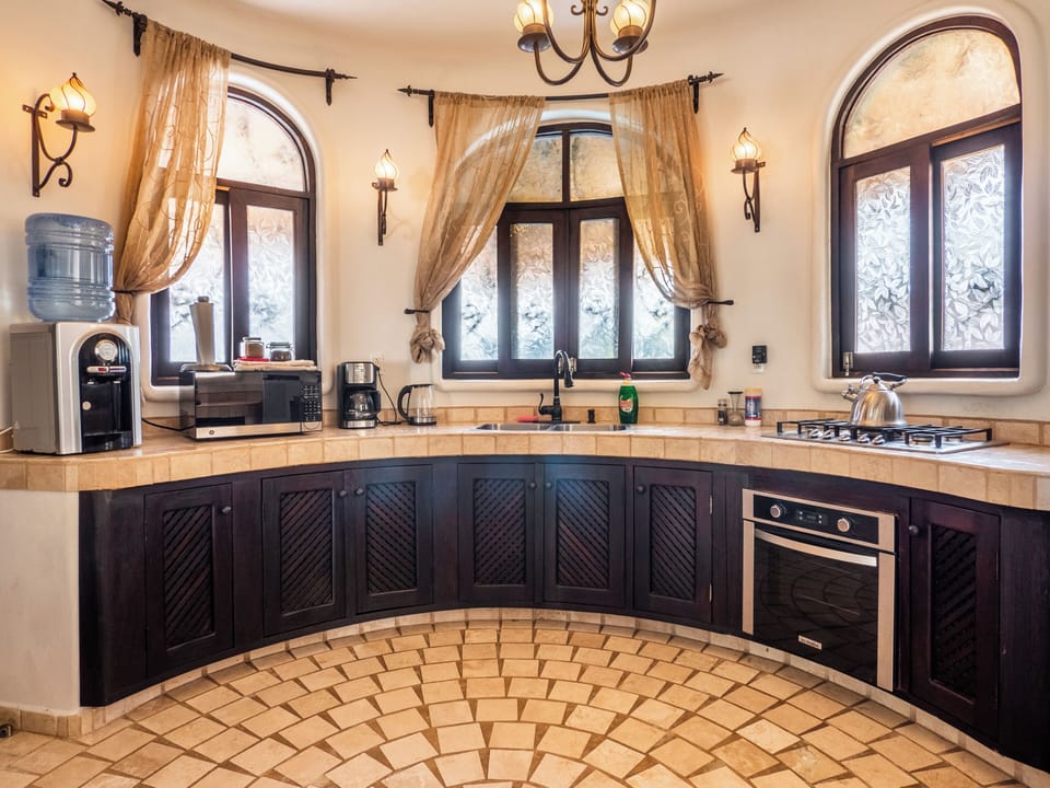 Full kitchen with everything you need for cooking meals