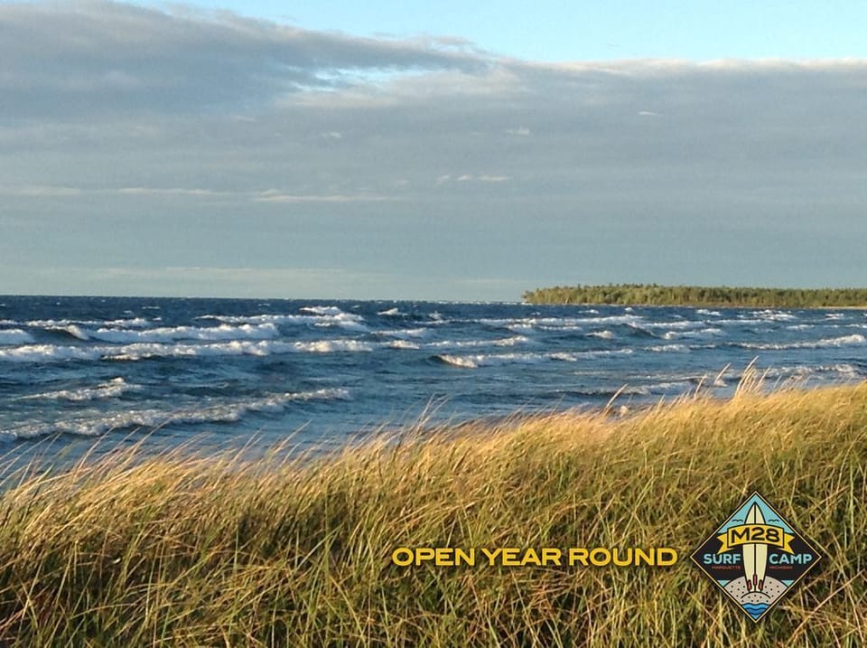 M28 Surf Camp on Lake Superior.