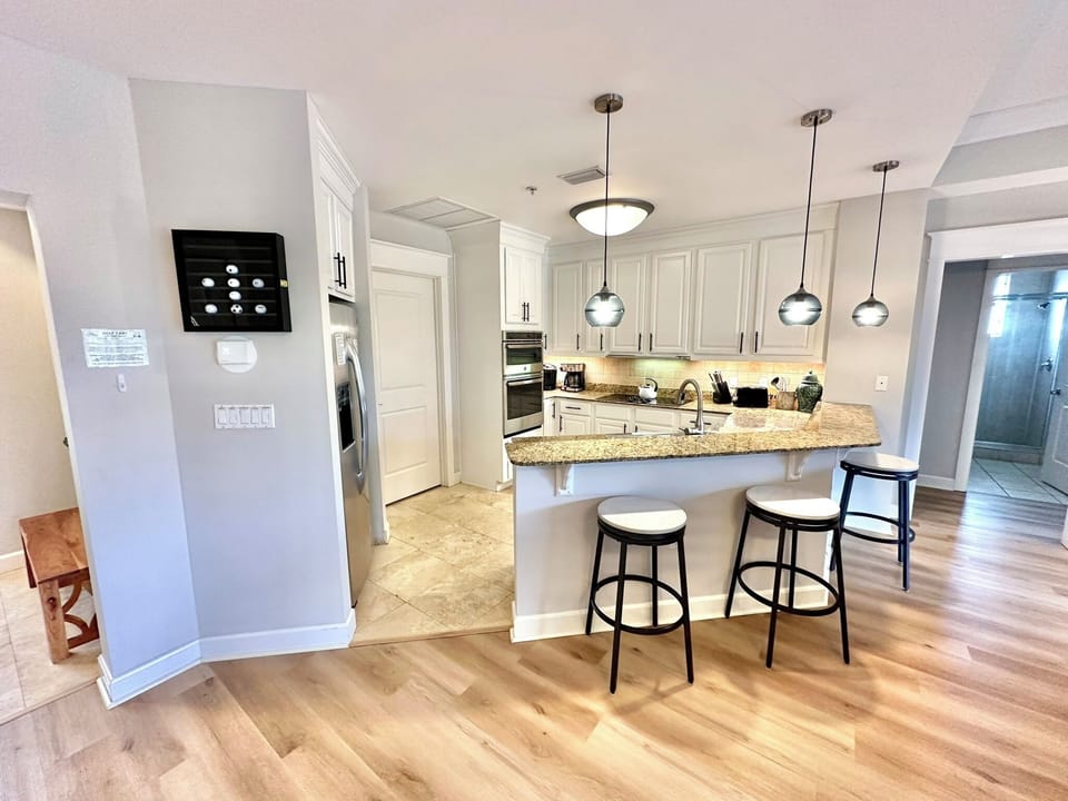 Fully stocked kitchen