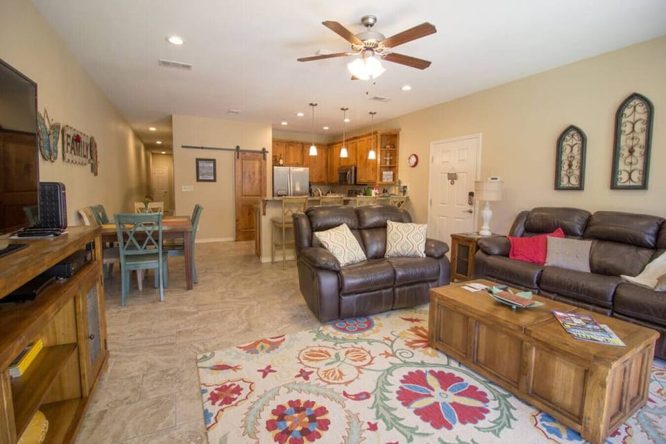 Spacious seating area