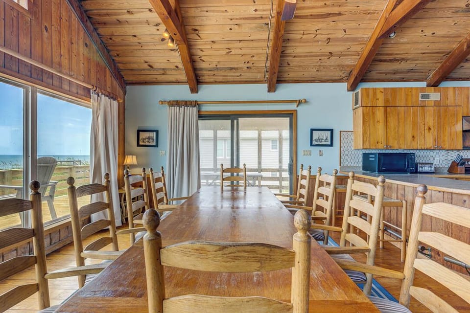 Top-Level Dining Room with Table (seats 10)