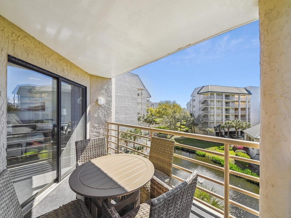 Main Balcony with Garden Views at 2315 Villamare