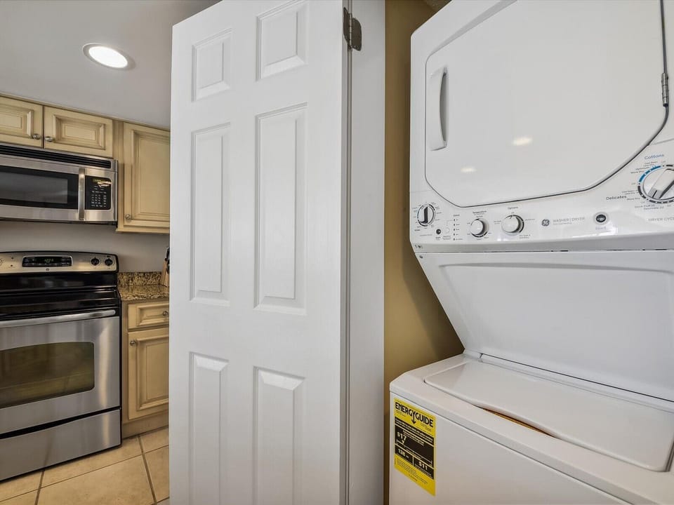 Washer and Dryer in Kitchen at 2315 Villamare