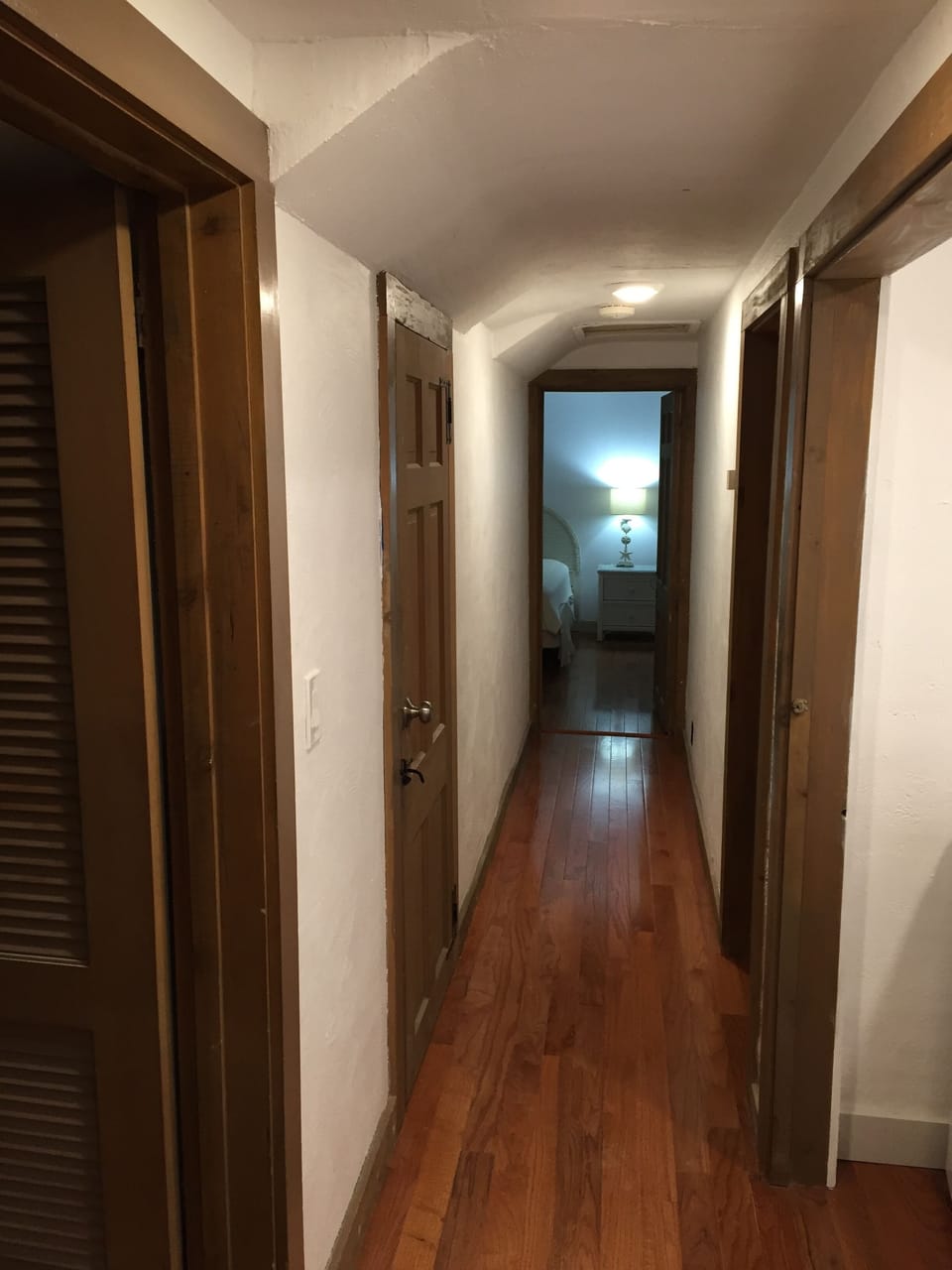 Bedroom wing for the 3 of the 4 bedrooms. The 4th one is in another end of house