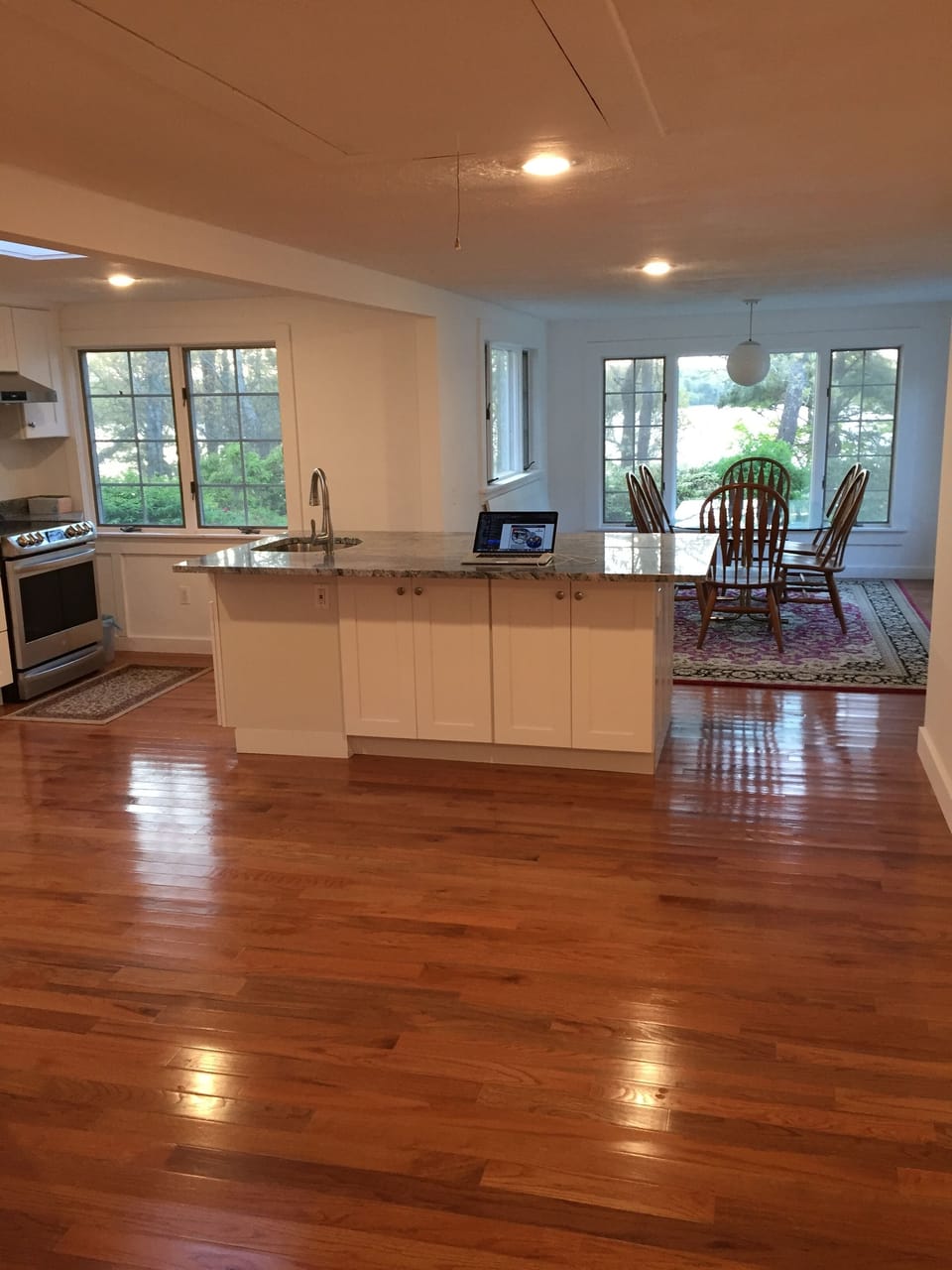 New Kitchen with Fabulous Water Views
