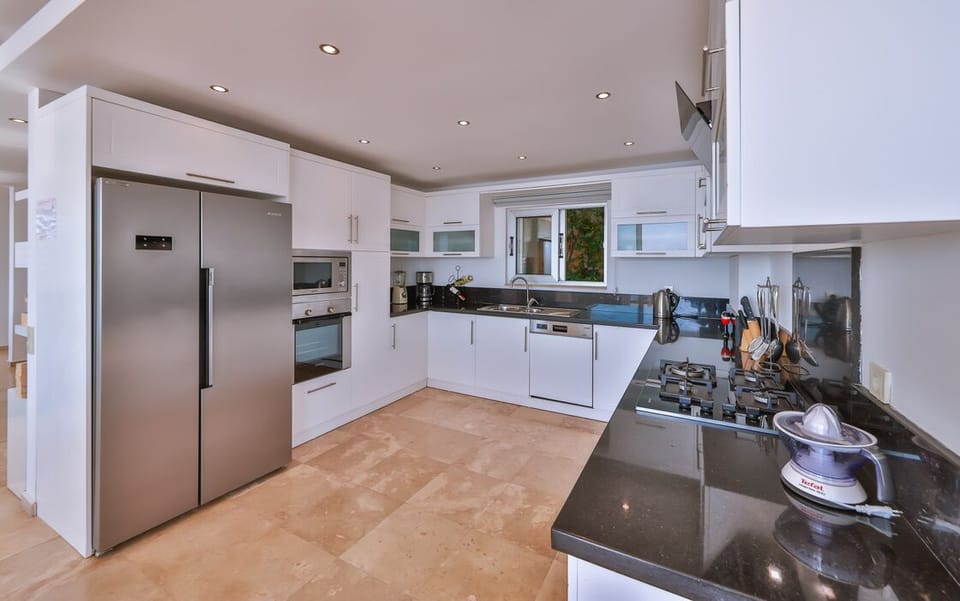The kitchen is fully-equipped