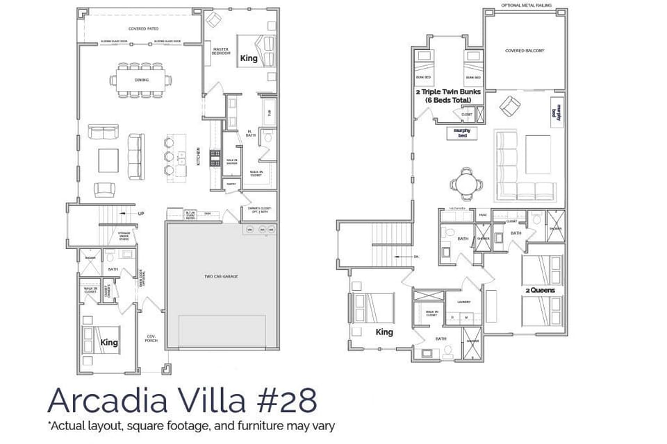 Arcadia Villa #28 Floor Plan