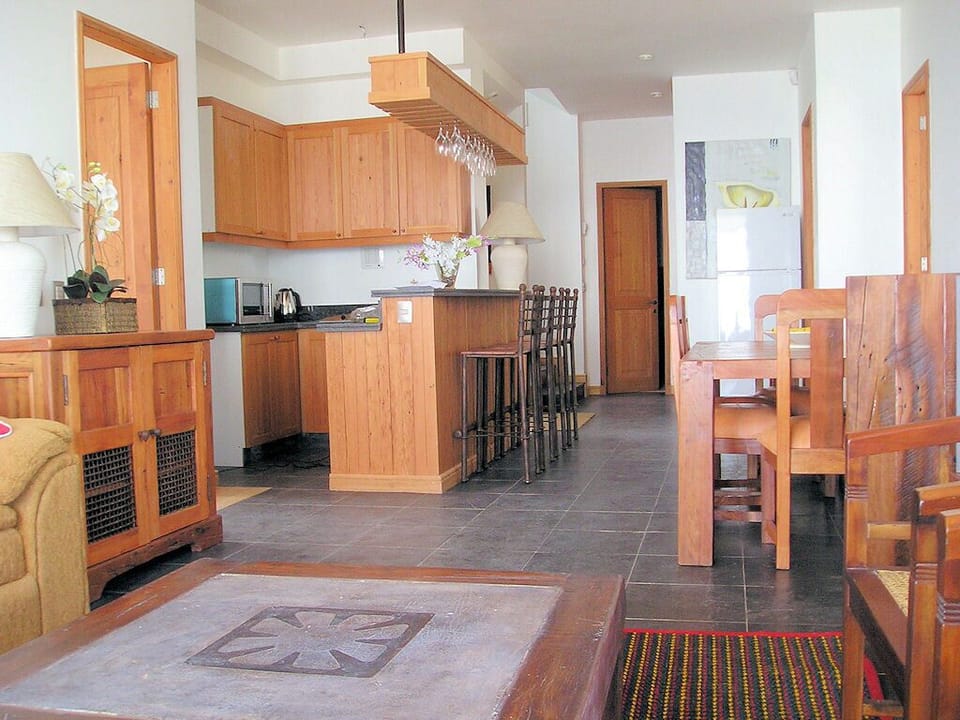 Living  Dining and Kitchen Area Middle Apartment Casa Farellones