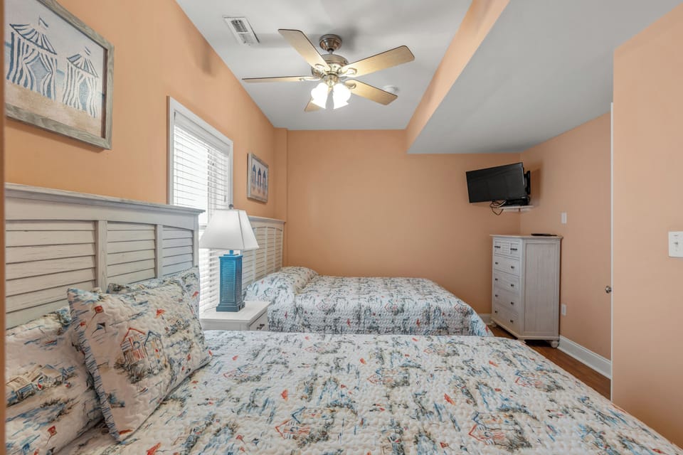 Wake up to the sunrise and get ready for another fun-filled beach day.