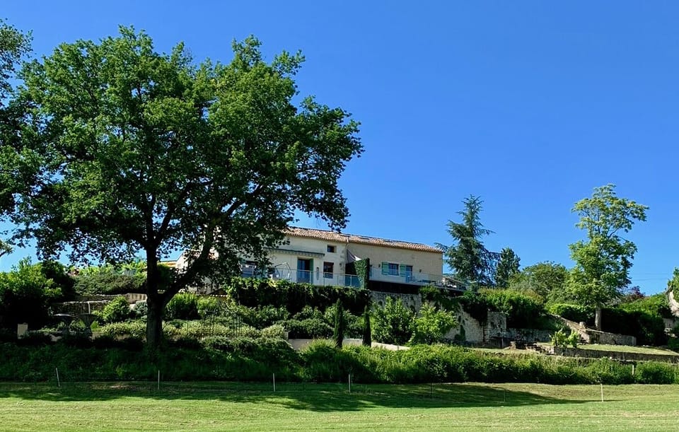 Super views from the house and balconies over Chateau des Vigiers golf course